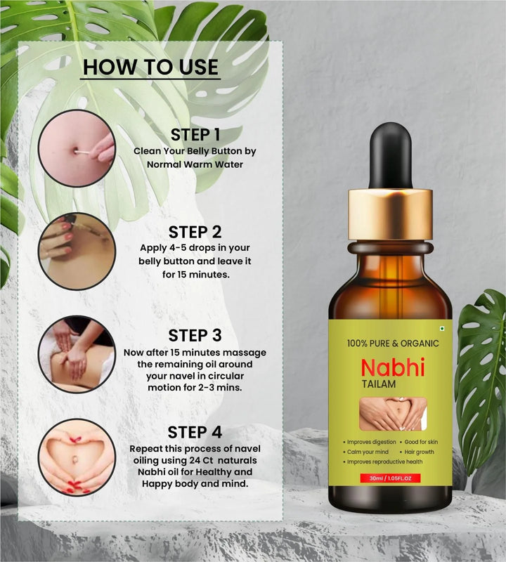 🌿 AYURVEDIC MULTI-BENEFITS NABHI THERAPY OIL 🌿 ( BUY 1 GET 1 FREE )