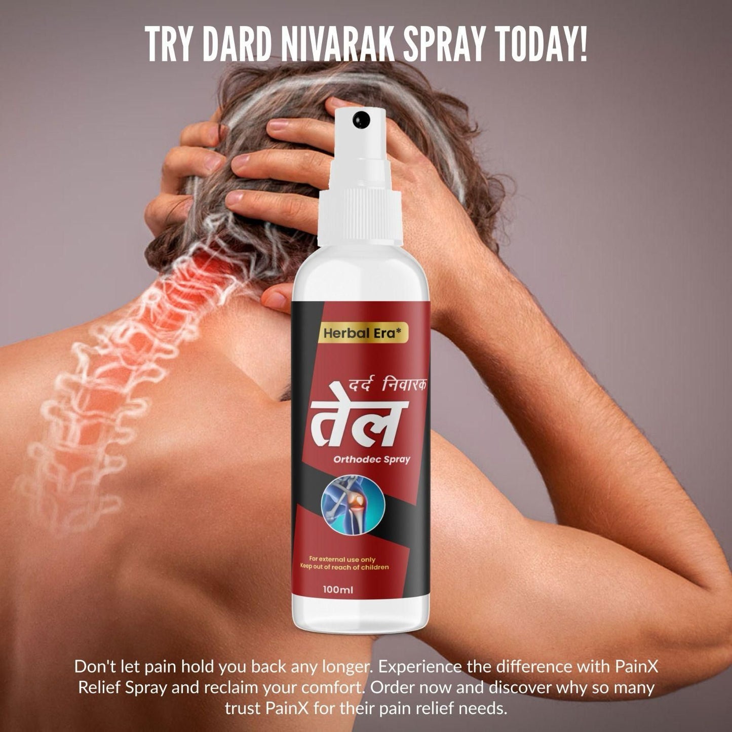 Herbal Era Pain Relief Spray ( BUY 1 GET 1 FREE )