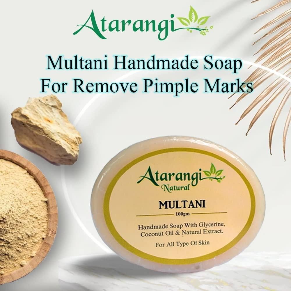 Natural Multani Mitti Handmade Soap for Clear Skin ( BUY 1 GET 1 FREE )