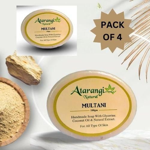 Natural Multani Mitti Handmade Soap for Clear Skin ( BUY 1 GET 1 FREE )