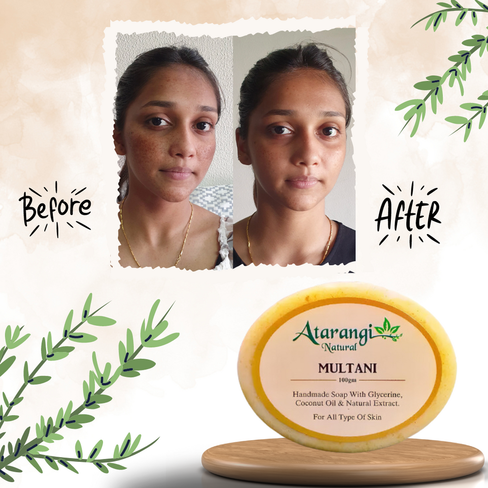 Natural Multani Mitti Handmade Soap for Clear Skin ( BUY 1 GET 1 FREE )