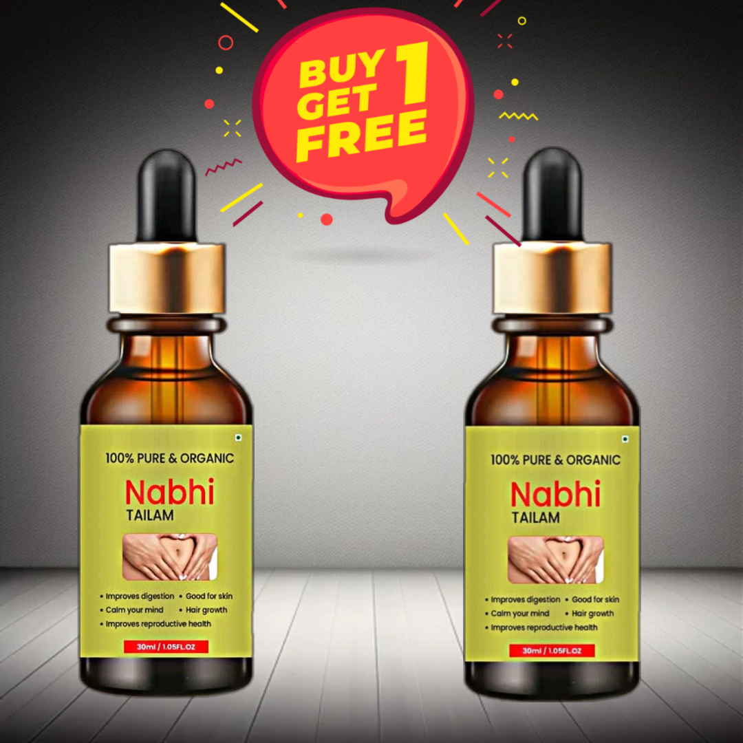 🌿 AYURVEDIC MULTI-BENEFITS NABHI THERAPY OIL 🌿 ( BUY 1 GET 1 FREE )