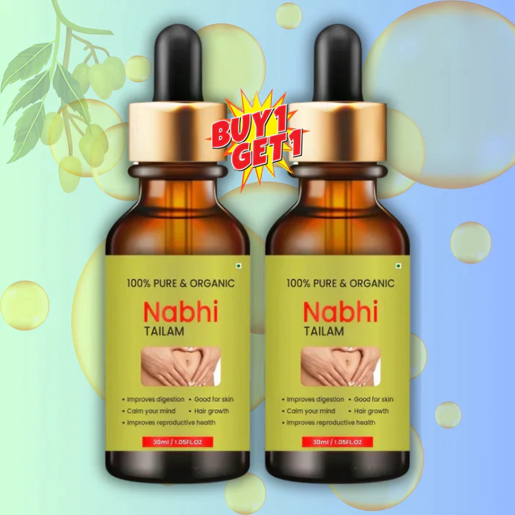 🌿 AYURVEDIC MULTI-BENEFITS NABHI THERAPY OIL 🌿 ( BUY 1 GET 1 FREE )