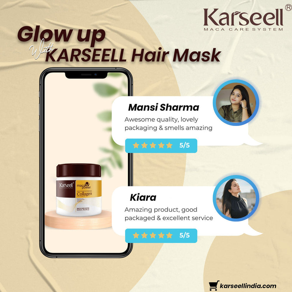 KARSEELL® MACA POWER COLLAGEN HAIR MASK ( BUY 1 GET 1 FREE )