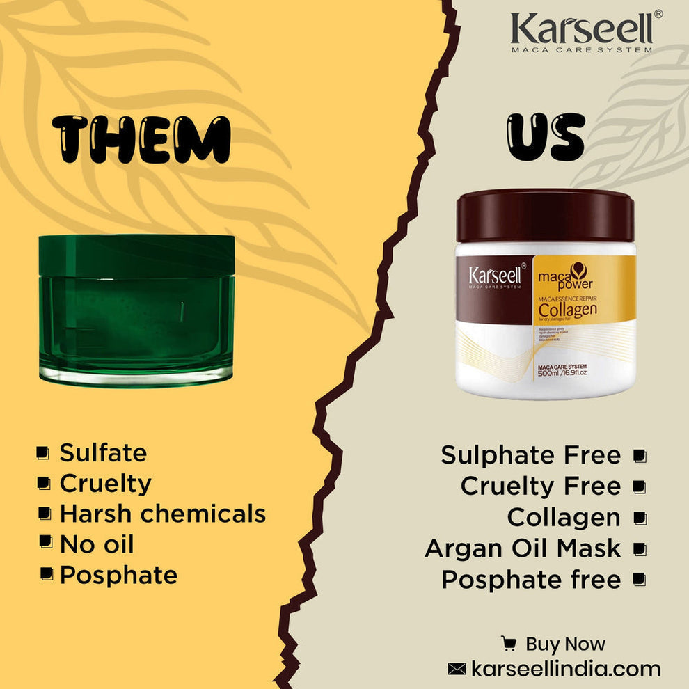 KARSEELL® MACA POWER COLLAGEN HAIR MASK ( BUY 1 GET 1 FREE )