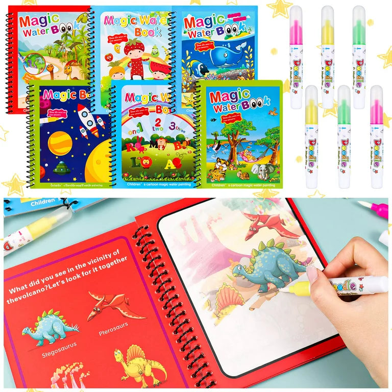 Magical Water Painting Book 🎨 (BUY 1 GET 4)