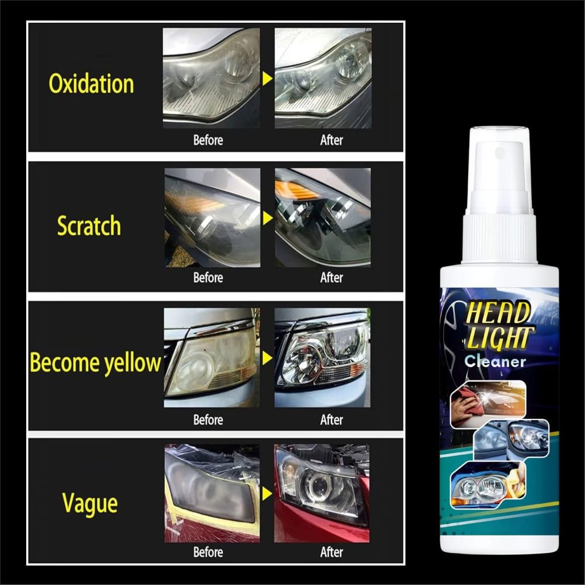 💥Buy 1 Get 2 Free💥- Powerful Advance Headlight Repair Agent (Pack of 3)